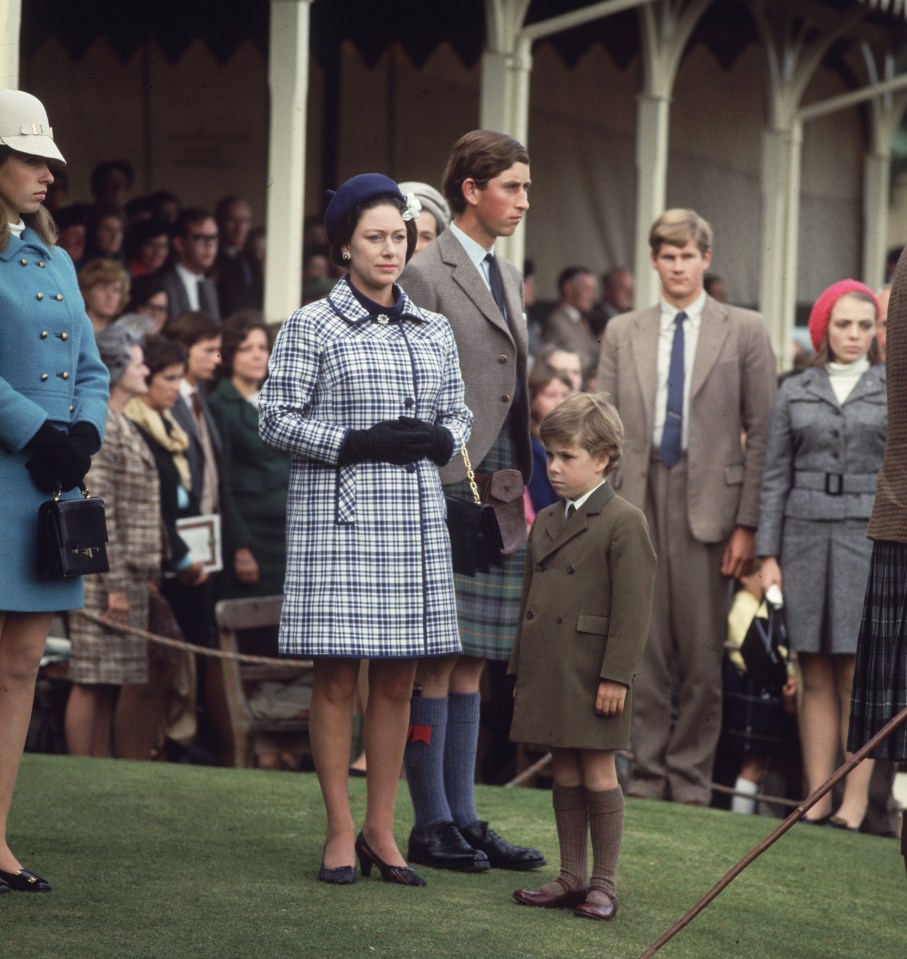  Elton John has claimed The Queen playfully 'slapped' her nephew (pictured in 1967 with his mother Princess Margaret) around the face when he ignored her instructions