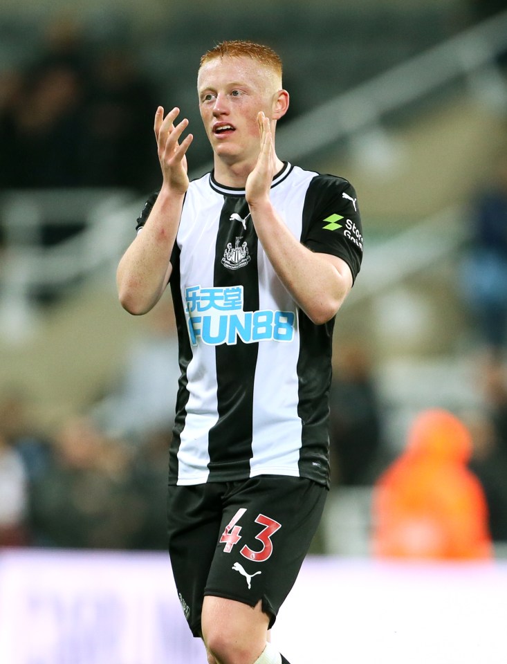  Matty Longstaff earns just £850 a week at Newcastle