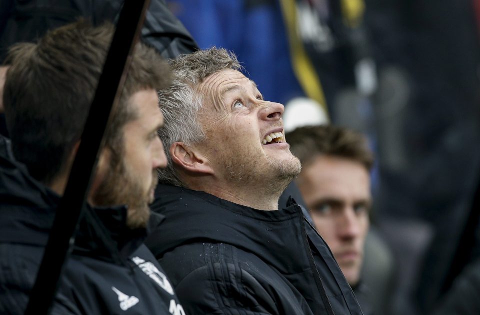  Ole Gunnar Solskjaer's side are just two points above the relegation zone