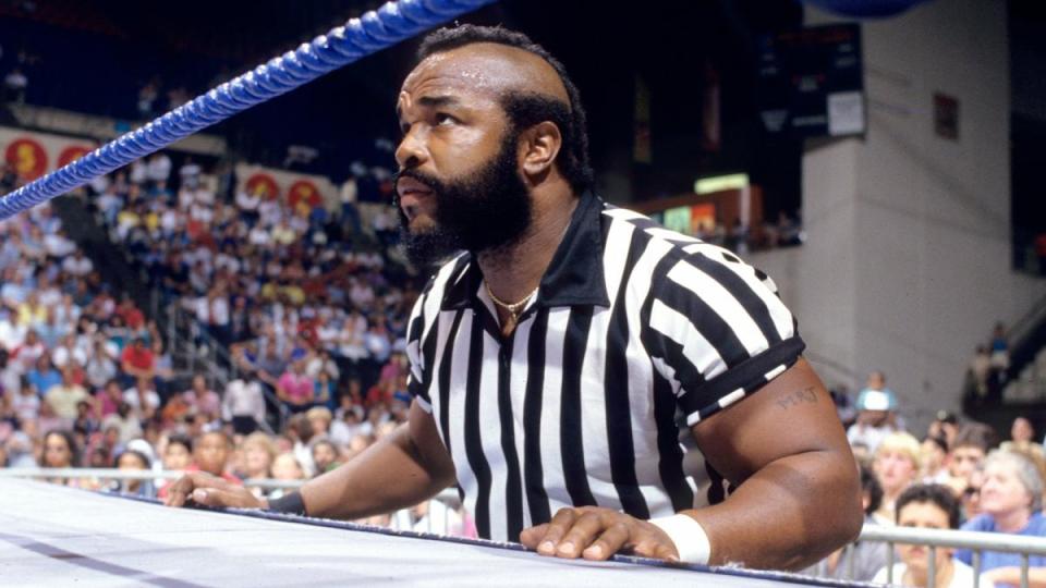  Mr T debuted for the WWE in 1985 as Hulk Hogan’s tag-team partner at the very first WrestleMania