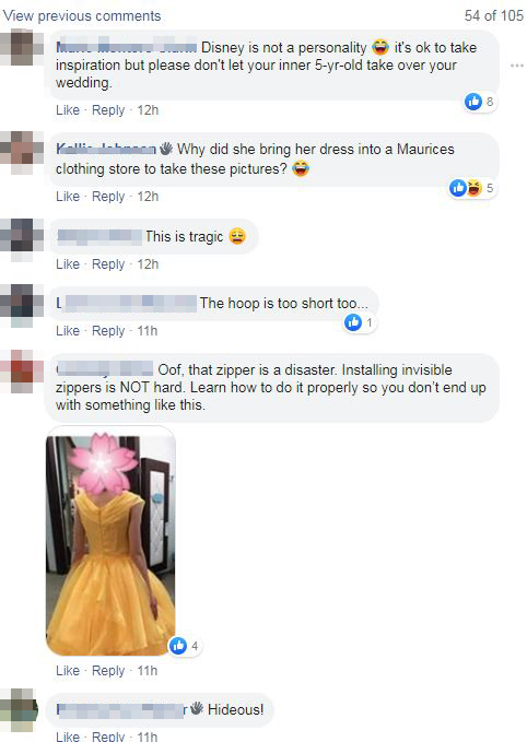  Other users were not impressed with the dress