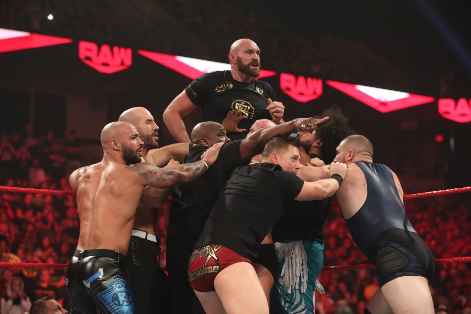  Fury makes his in-ring WWE debut against Braun Strowman on October 31