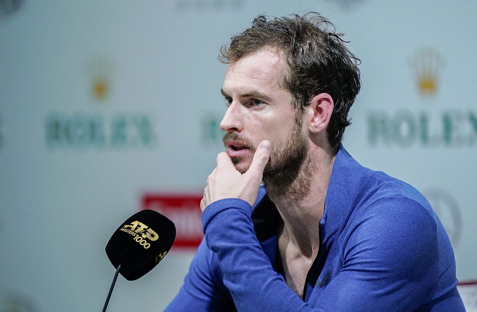  Andy Murray has been travelling from China to Belgium but could hotfoot it to London at a moment's notice