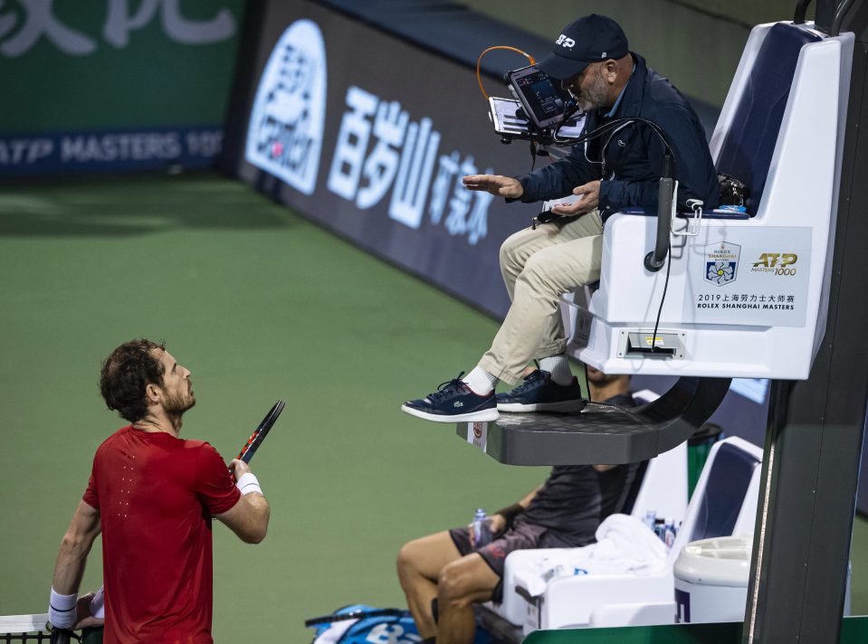 The British star was furious after Fognini shouted during a point at a tense moment of the match