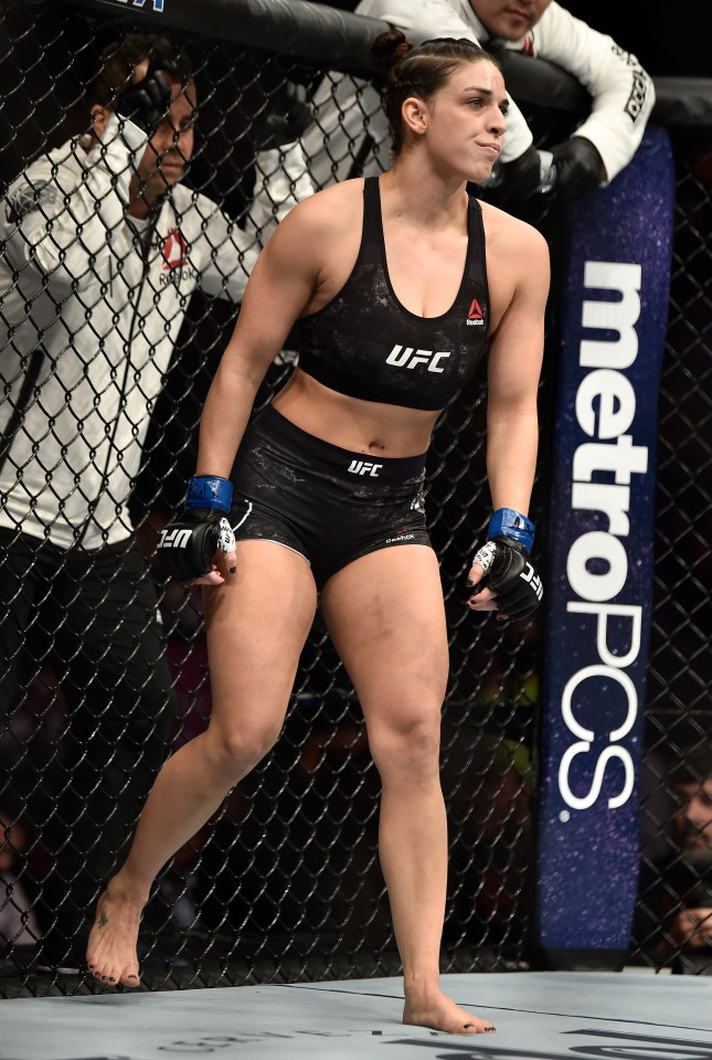 The new mum will return to UFC this weekend