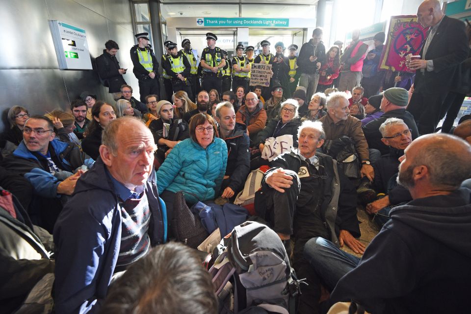  Extinction Rebellion are trying to shut down the airport