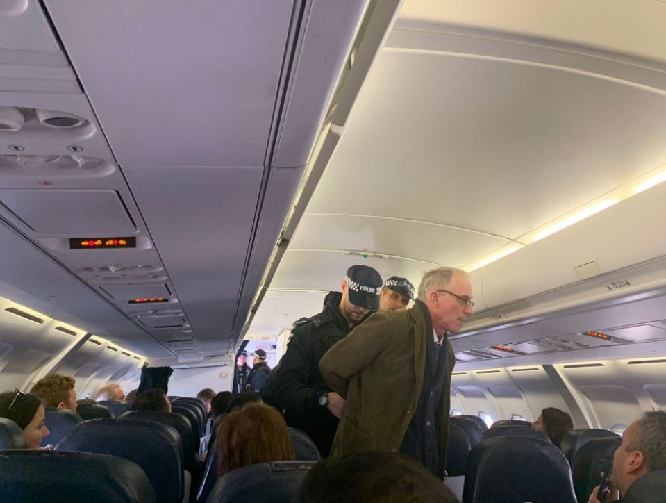  The Extinction Rebellion protester lectured fellow passengers on climate change on the Aer Lingus flight