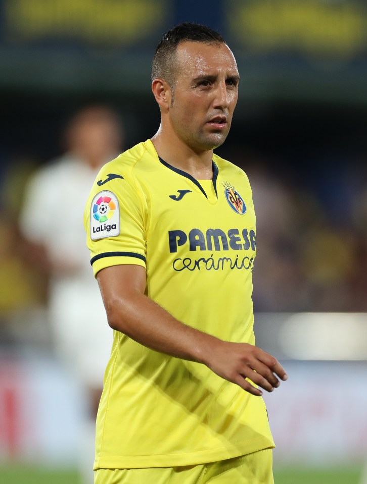  Santi Cazorla nudged his former club in the direction of Pau Torres