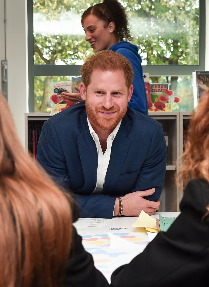 He met with students from year 7 and year 8