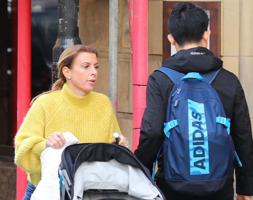 Coleen Rooney is seen today after releasing the explosive Twitter rant