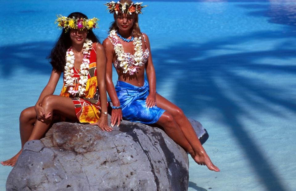  Tahiti is described as an idyllic island paradise on tourism websites