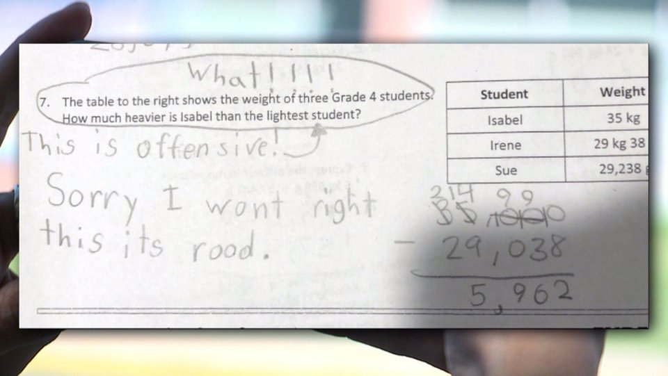  Rhythm Pacheco, 10, wrote her teacher a "courageous" message in response