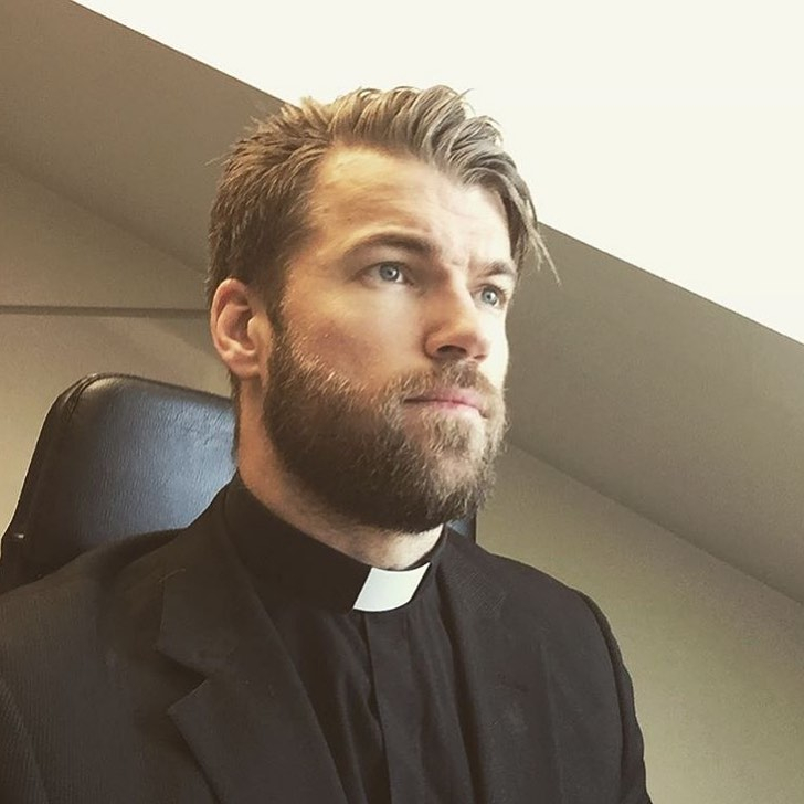 A hot Swedish priest has become an Instagram sensation