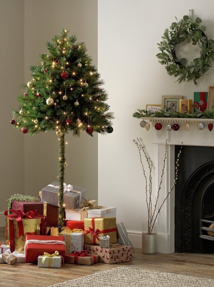 You can now buy a half Christmas tree from Argos from £40