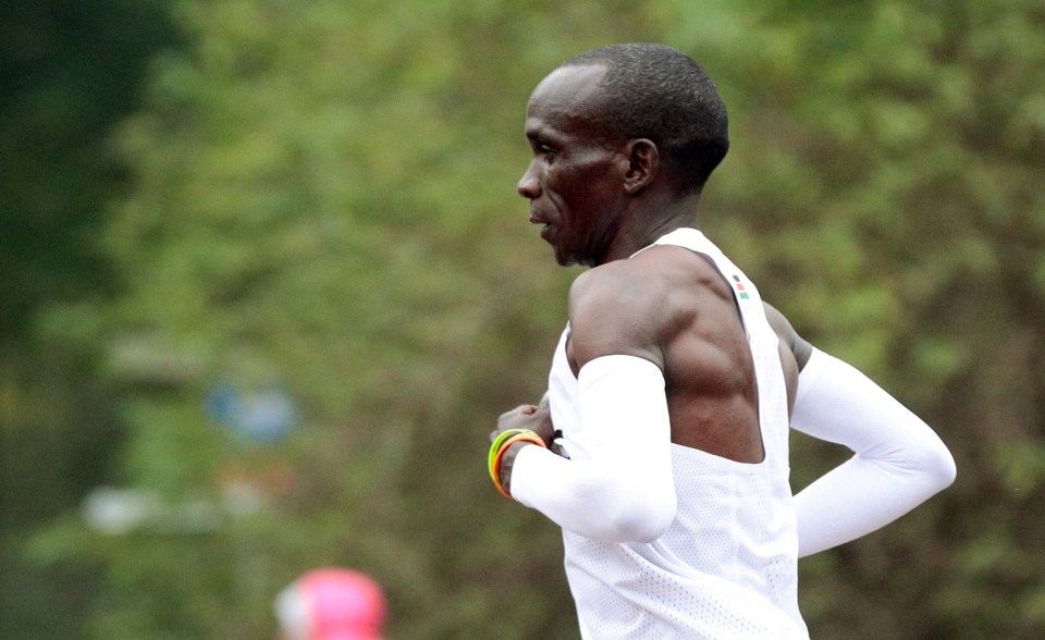  The Kenyan, who is considered to be the greatest marathon runner of all-time, took part in the Ineos 1:59 Challenge in Vienna