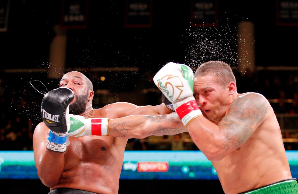  The contest lasted seven rounds before Usyk's dominance led to the American quitting on the stool