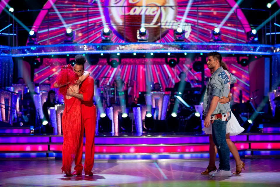  Dianne and Dev couldn't believe it when they lost the dance off