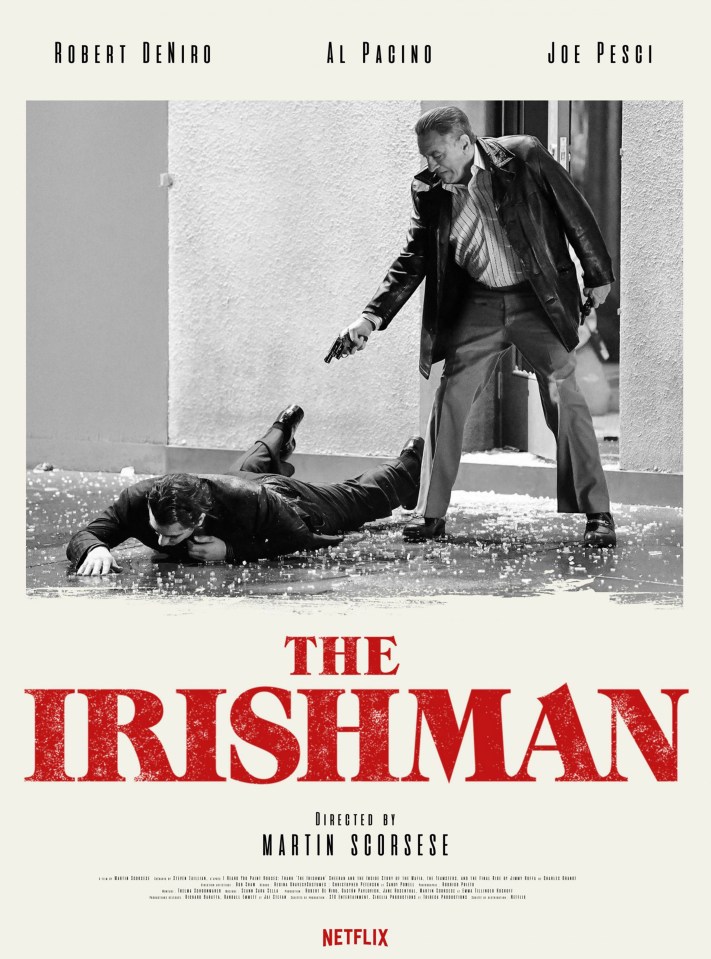  Robert De Niro in the Netflix new movie: The Irishman