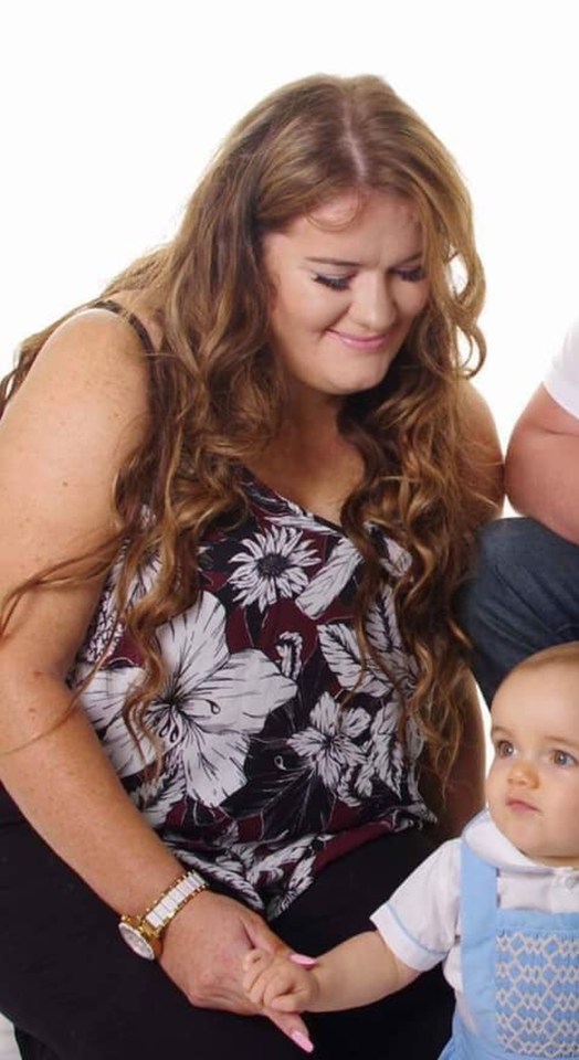 Gemma Dobbing saw her weight rise to 17 stone following the birth of her son Charlie