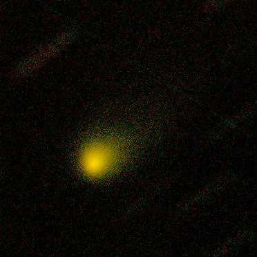  This image of the comet was taken by the Gemini Observatory in Hawaii