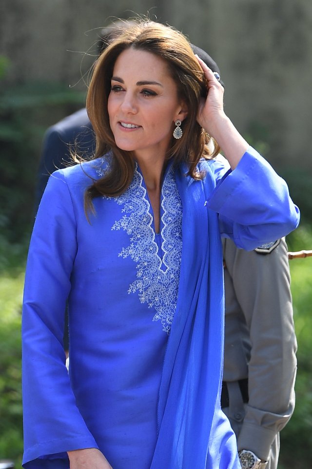  The Duchess of Cambridge wowed in a traditional blue kurta