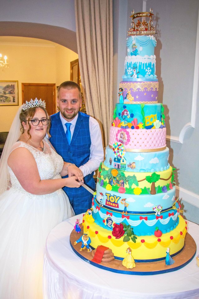  Superfans Siobhan and Sean tied the knot Disney-themed wedding