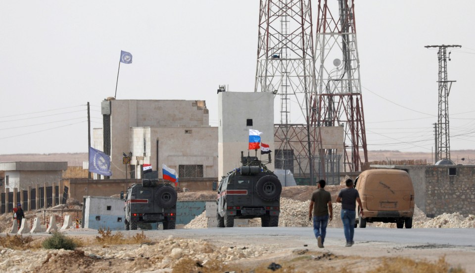  Russian forces move into northern Syria after the US pulled out of the region last week