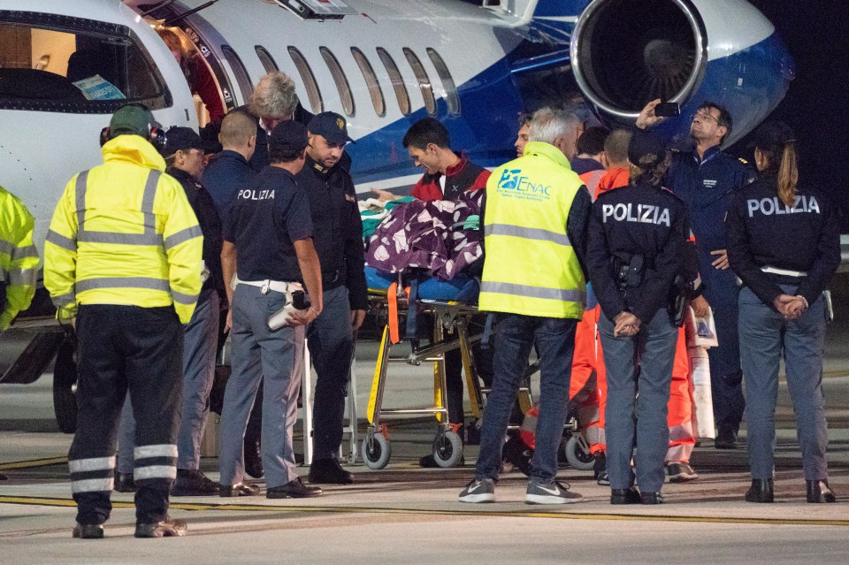  Tafida and her mother arrived at Genoa Airport and were transported to the Gaslini Childrens hospital for further treatment