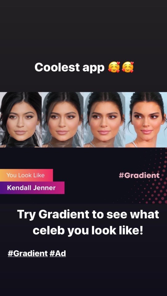  And it's no surprise to see she was also compared to her sister Kendall