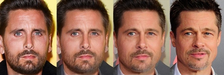  And he even got transitioned into Brad Pitt