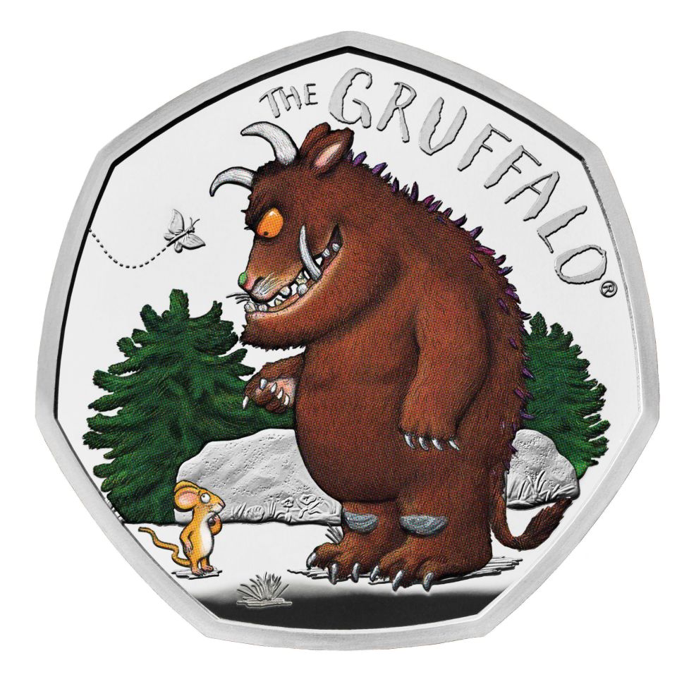  The Royal Mint has just released a second Gruffalo 50p coin