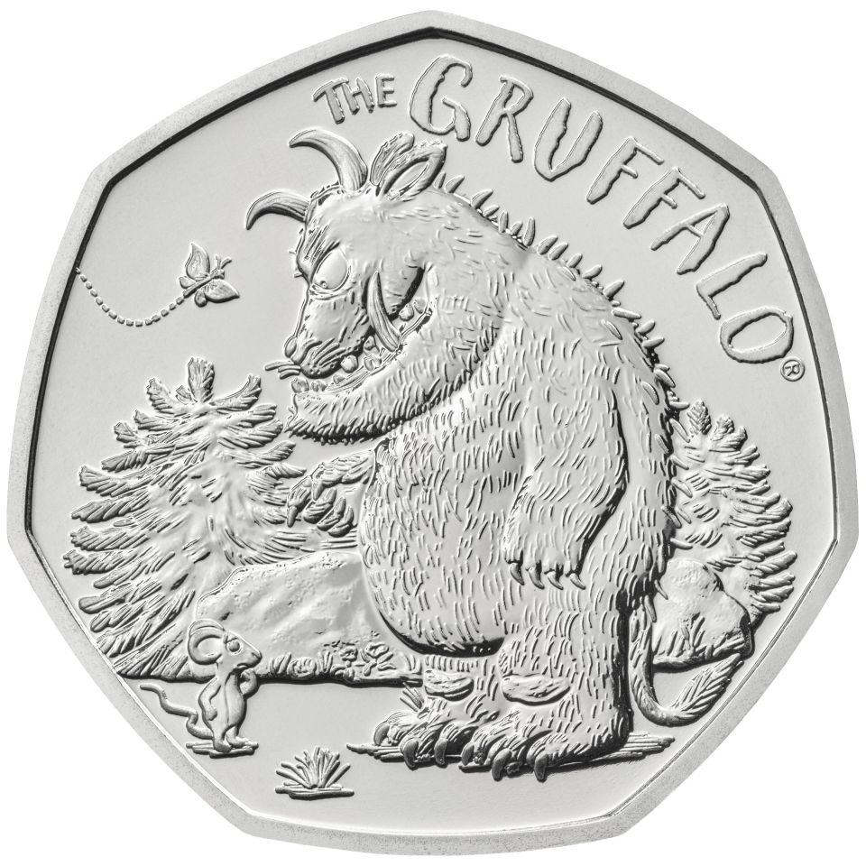  The Gruffalo 50ps have been released to celebrate the 20th anniversary since The Gruffalo was first published