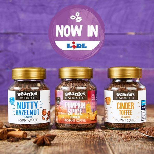  The supermarket is stocking three of Beanies' Autumn flavour range