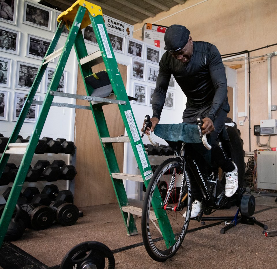  Many boxers have ditched road running for cycling and swimming