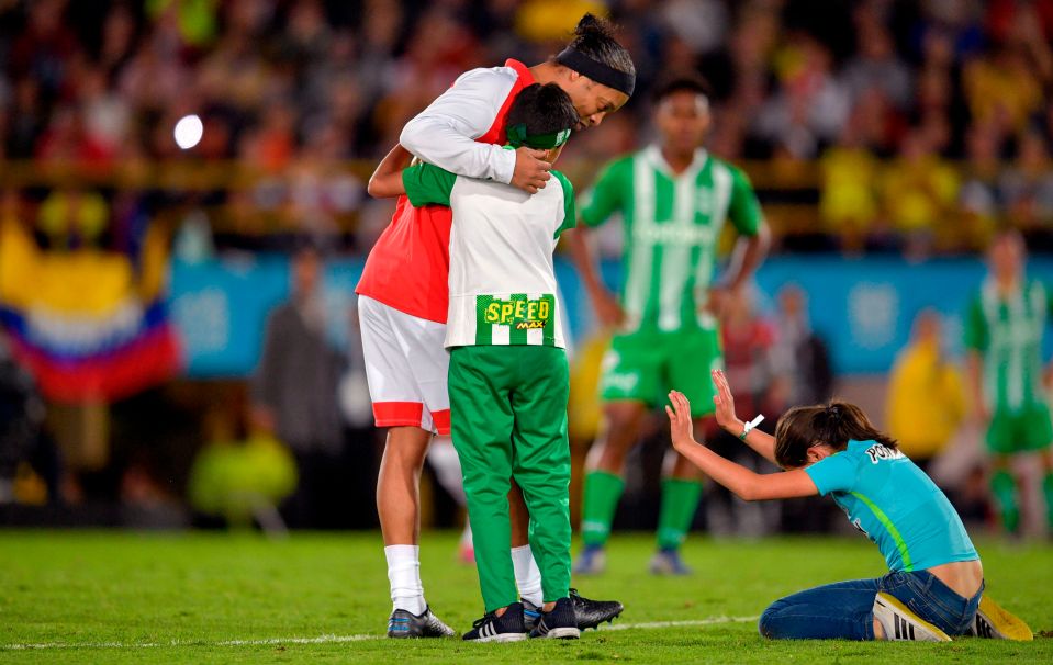  The Brazilian legend was given a hero's welcome