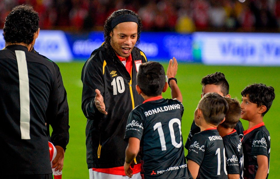 Ronaldinho came out of retirement to play for Santa Fe