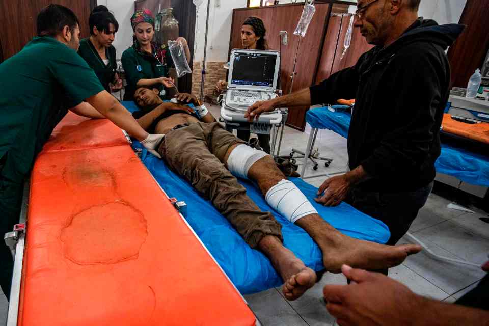  A young man is brought in for treatment at the hospital