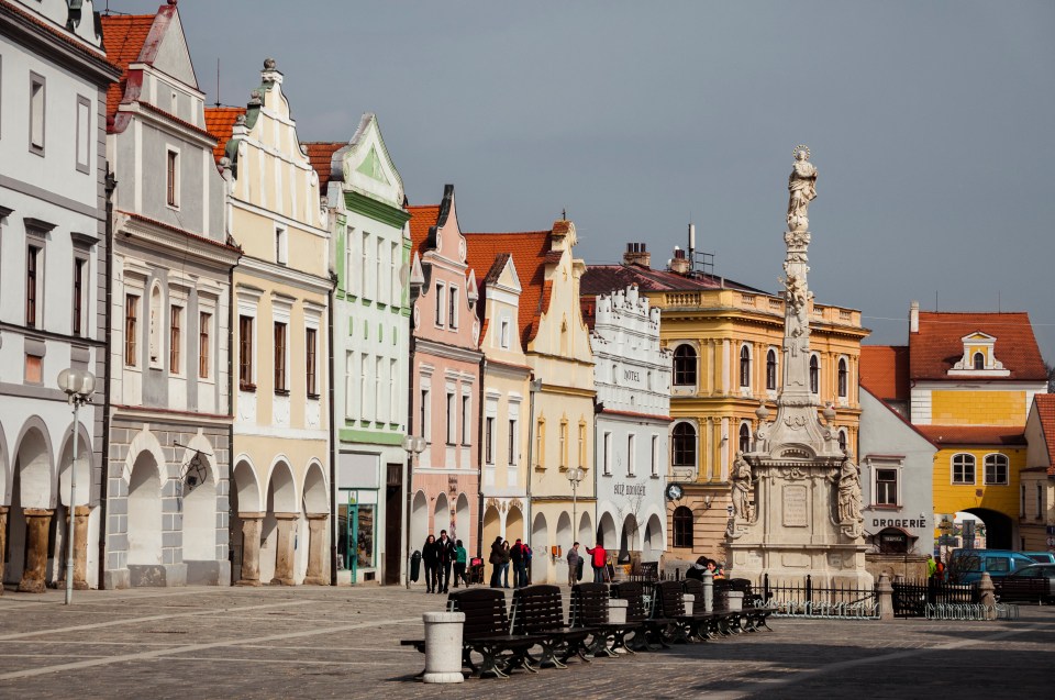  Take a trip to Trebon, South Bohemia to admire the interesting architecture and colourful facades