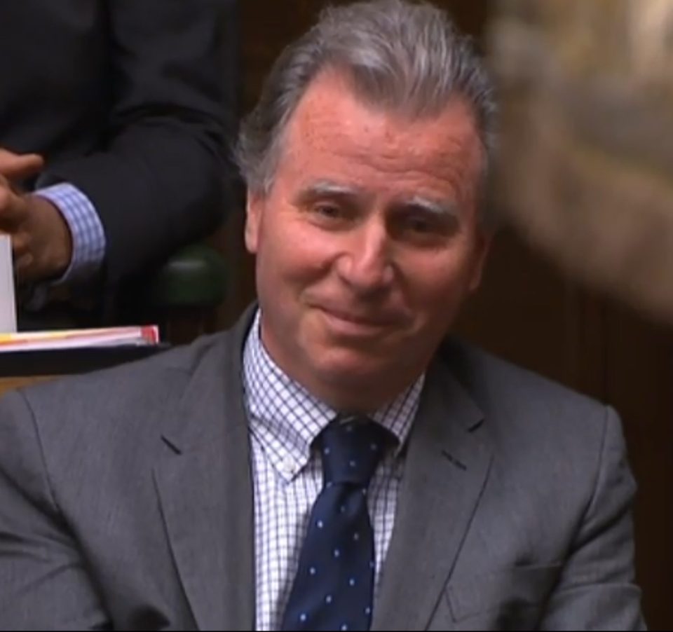  Sir Oliver looked smug in the Commons today as his amendment gained support