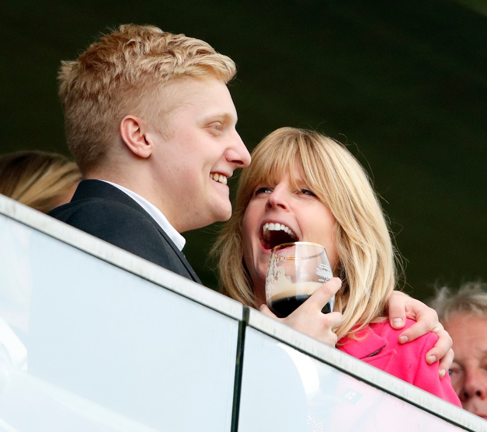  Rachel Johnson enjoying a day out at Ascot racecourse while her brother slugs it out in the Commons