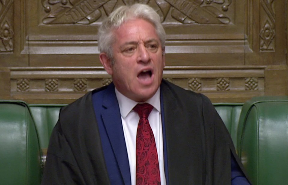  John Bercow is set to give a statement to the house at around 3:30pm today