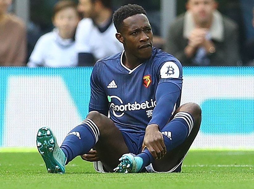  Danny Welbeck got injured against Tottenham after 55 seconds