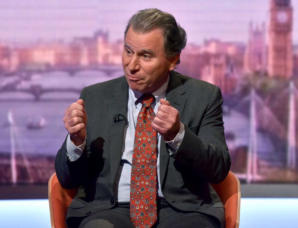  Sir Oliver Letwin on the Andrew Marr Show after he torpedoed Boris Johnson's Brexit deal on Saturday