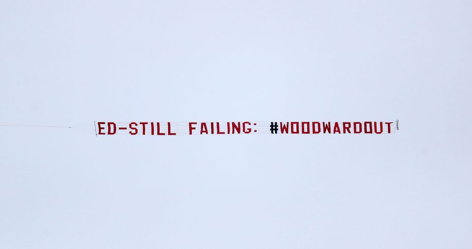  Fuming supporters want Woodward out of the club