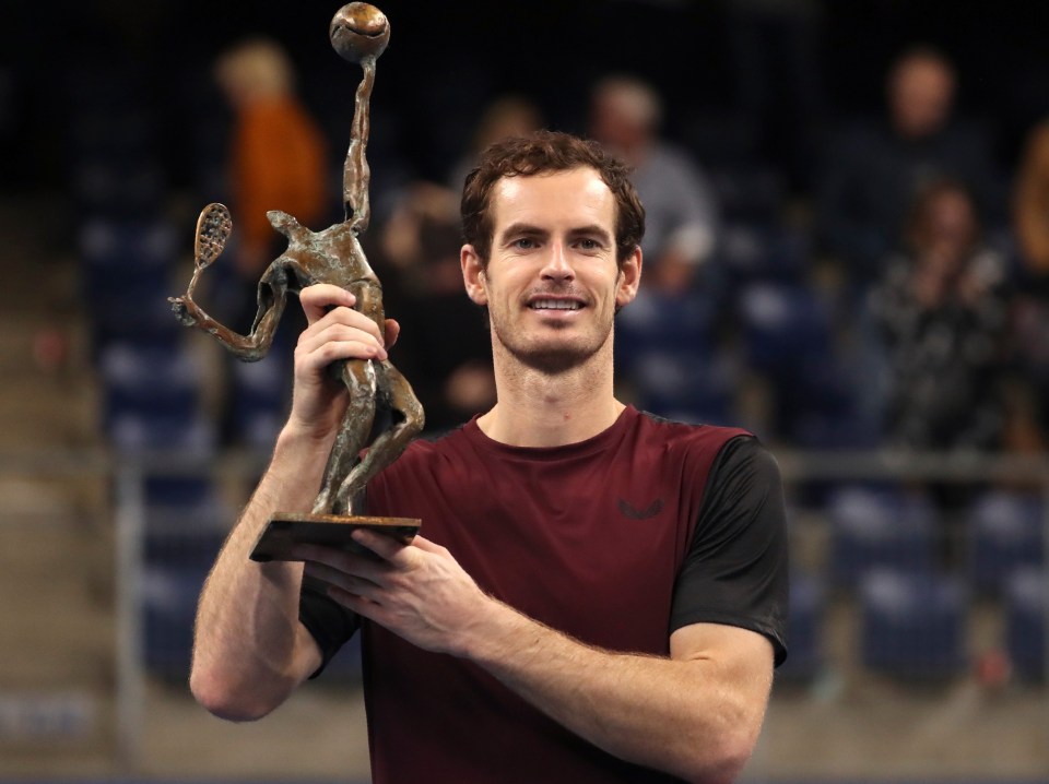 Andy Murray is a champion again after winning the European Open