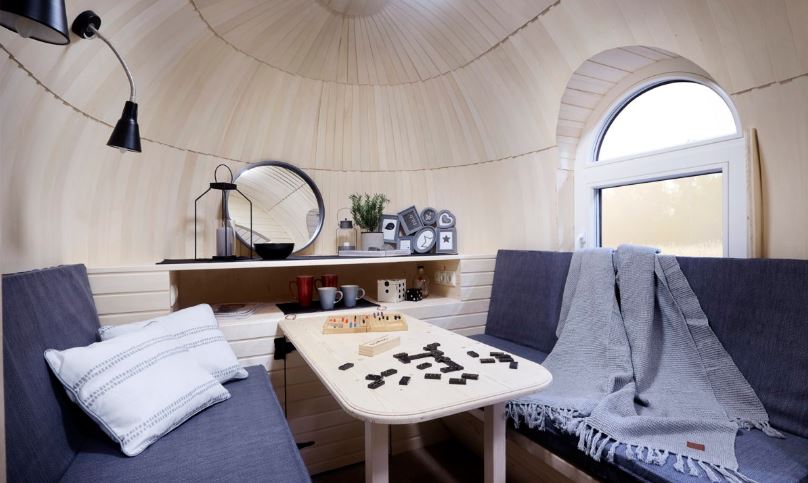 Gordon wants the igloo-style cabin to be a guest house for family and friends