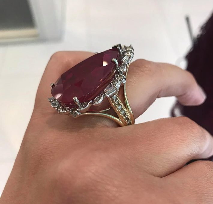  Internet users have slammed a £27,726 ring for looking like an 'ugly cockroach'