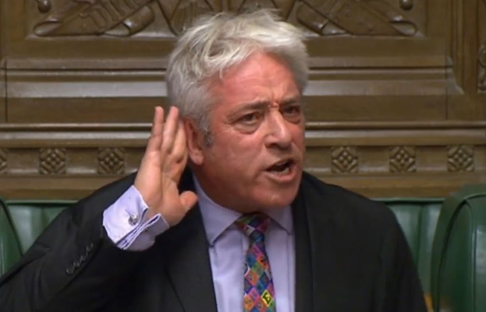 Remainer John Bercow is due to stand down and return to the backbenchers on Thursday, giving him a vote on Commons Brexit motions