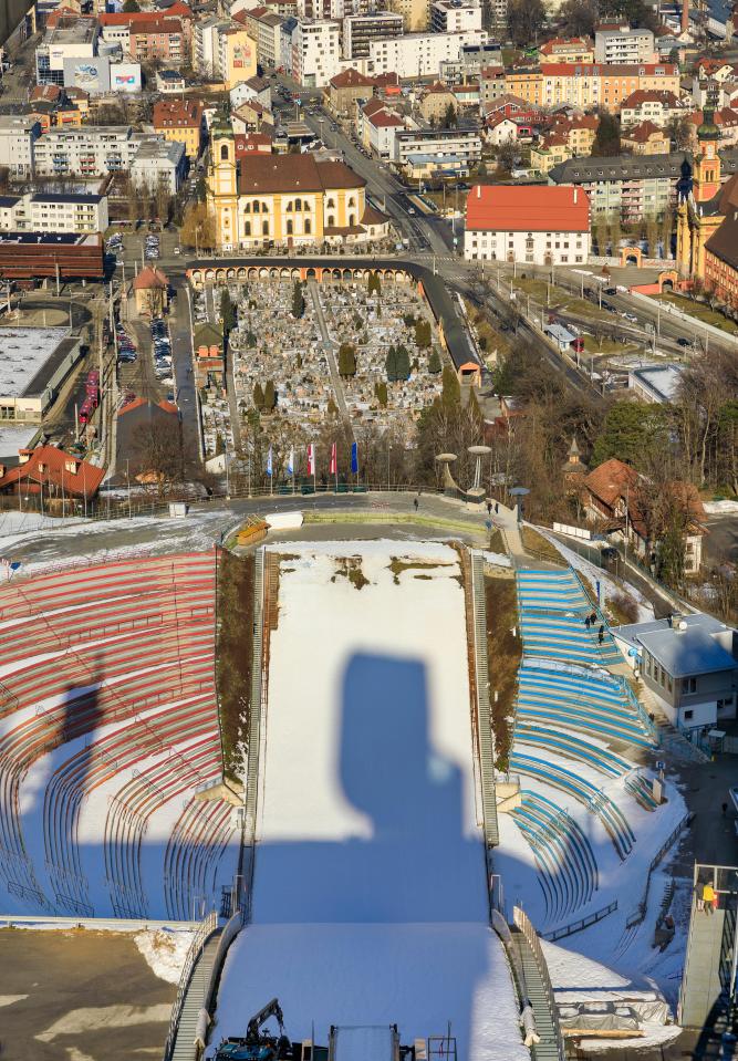  There is an Olympic ski-jump in near the city centre