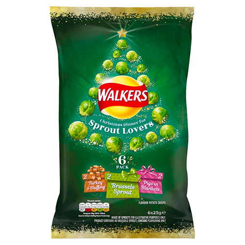 Walkers’ seasonal flavours like Pigs in Blankets and Brussels Sprouts have already hit the shelves